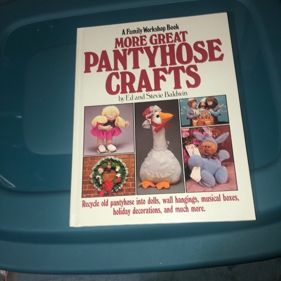 More Great Pantyhose Crafts (A Family Workshop Book) hardcover is slightly used - Picture 7 of 7